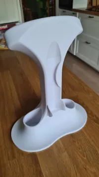 Incorporated charger holder