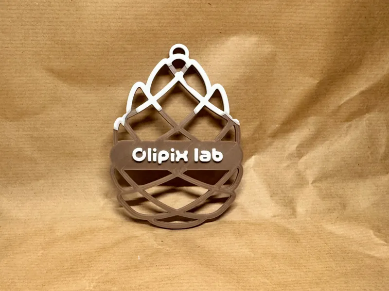 Customizable pinecone Christmas Ornament