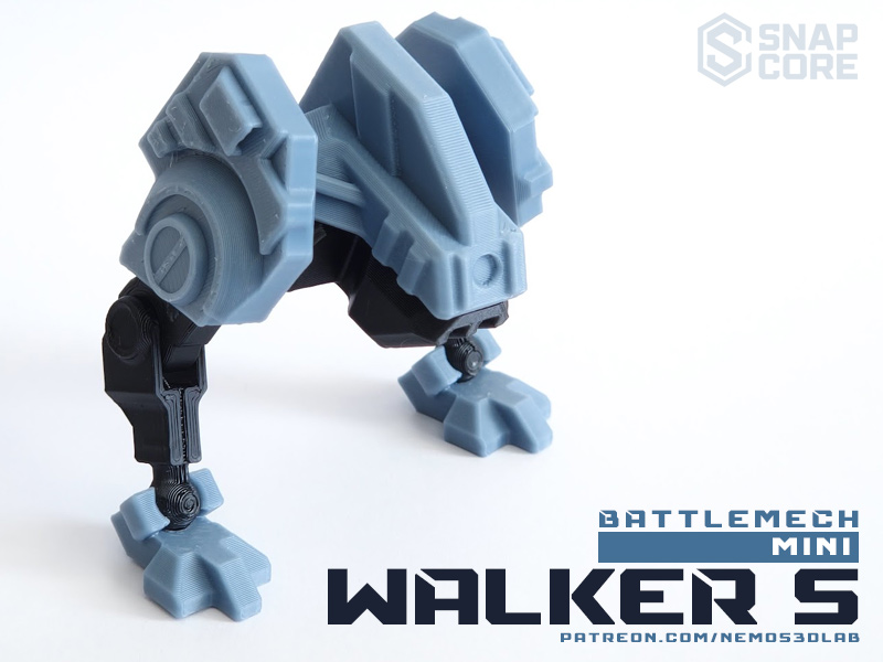 BattleMech Mini - Walker S (SnapCore)
