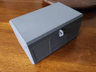 Padlock Box - Sliding Lid - 200mm x 115mm x 95mm