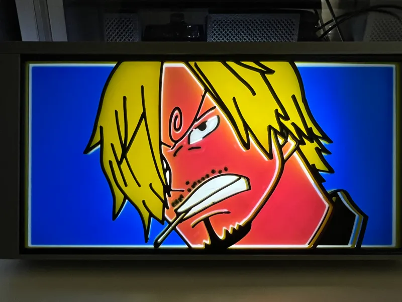 One piece Sanji light box