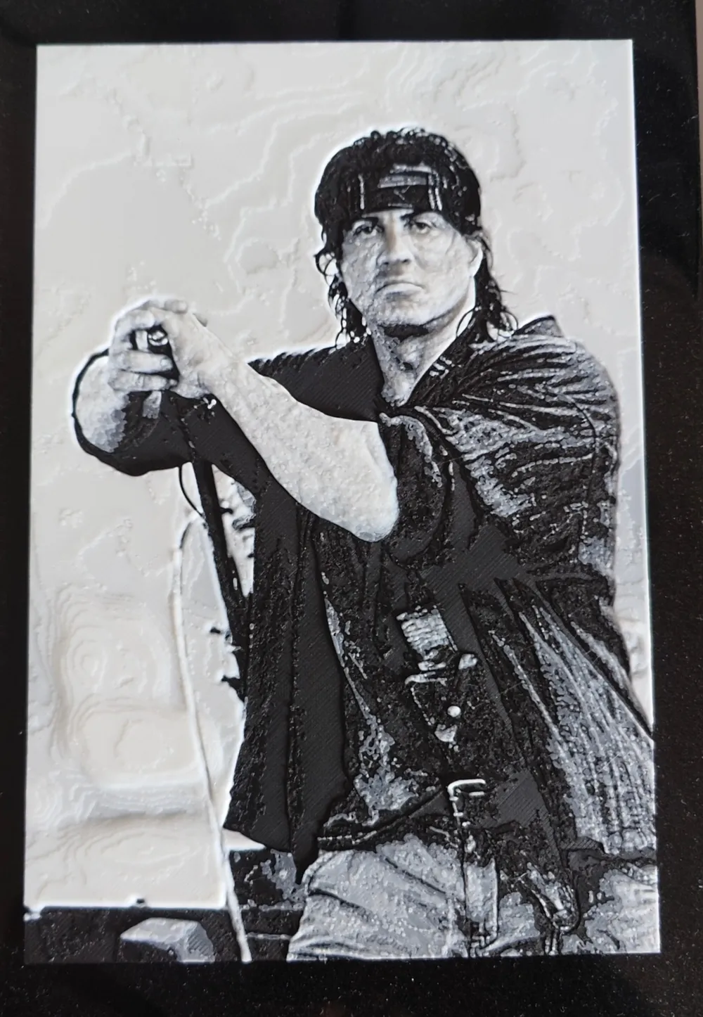 John Rambo Hueforge - Free 3D Print Model - MakerWorld