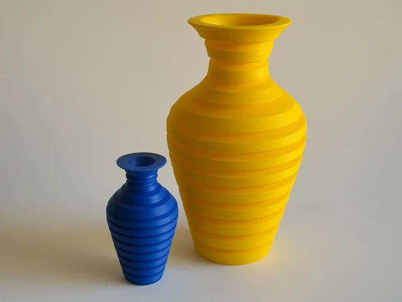 Layered vase