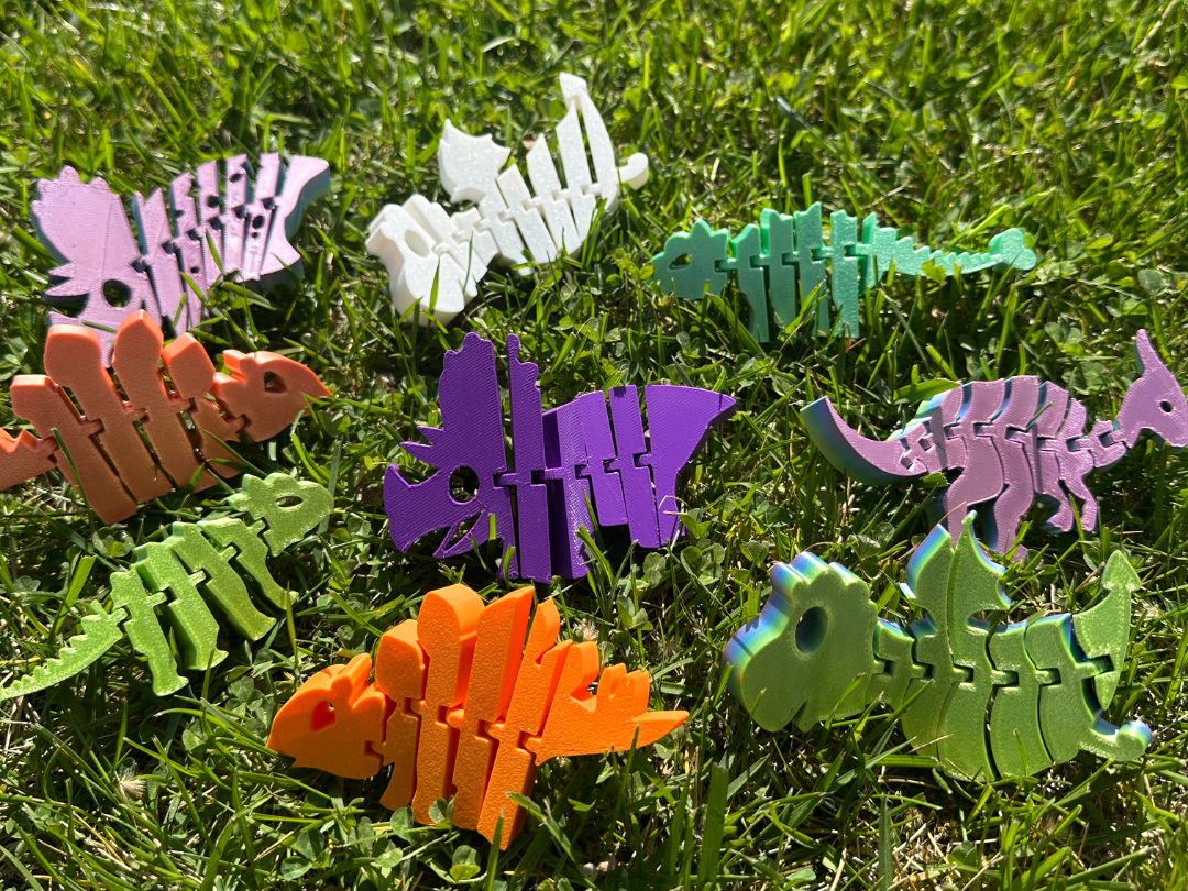 FlexiDinos Print-in-Place Fidgets
