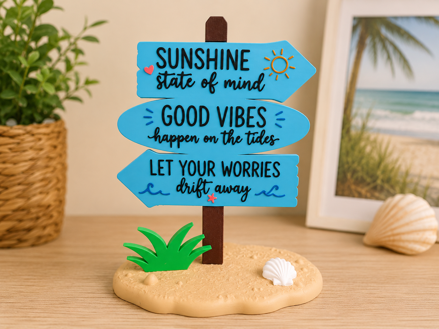 Beach Summer Signpost
