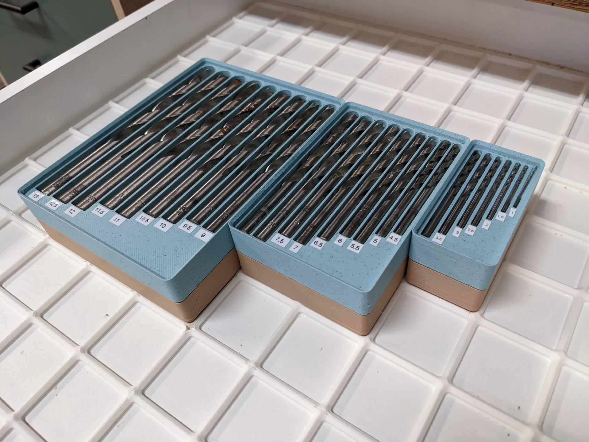 Gridfinity Drill Bit Holder