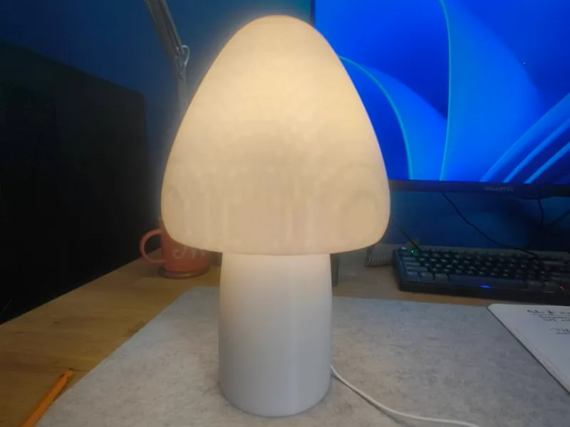 Large Mushroom Lamp for Bambu Lab LED 001