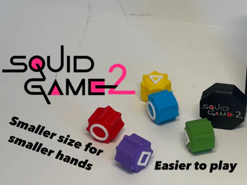 smaller squid game 2 gonggi / marble / dice game 