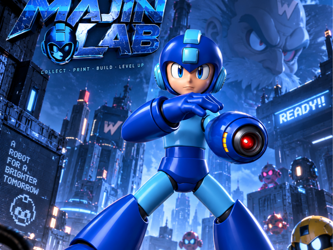 LIFE-SIZE MEGA MAN Blue Bomber Edition - 1