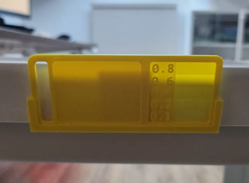 Sample card Holder for Ikea Vesken