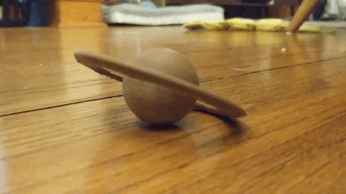 Suspended Planet Saturn Decoration or Spinner