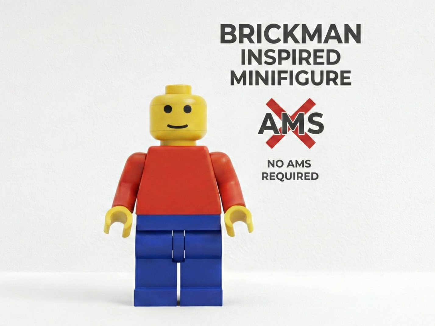 Brickman Minifigure original size