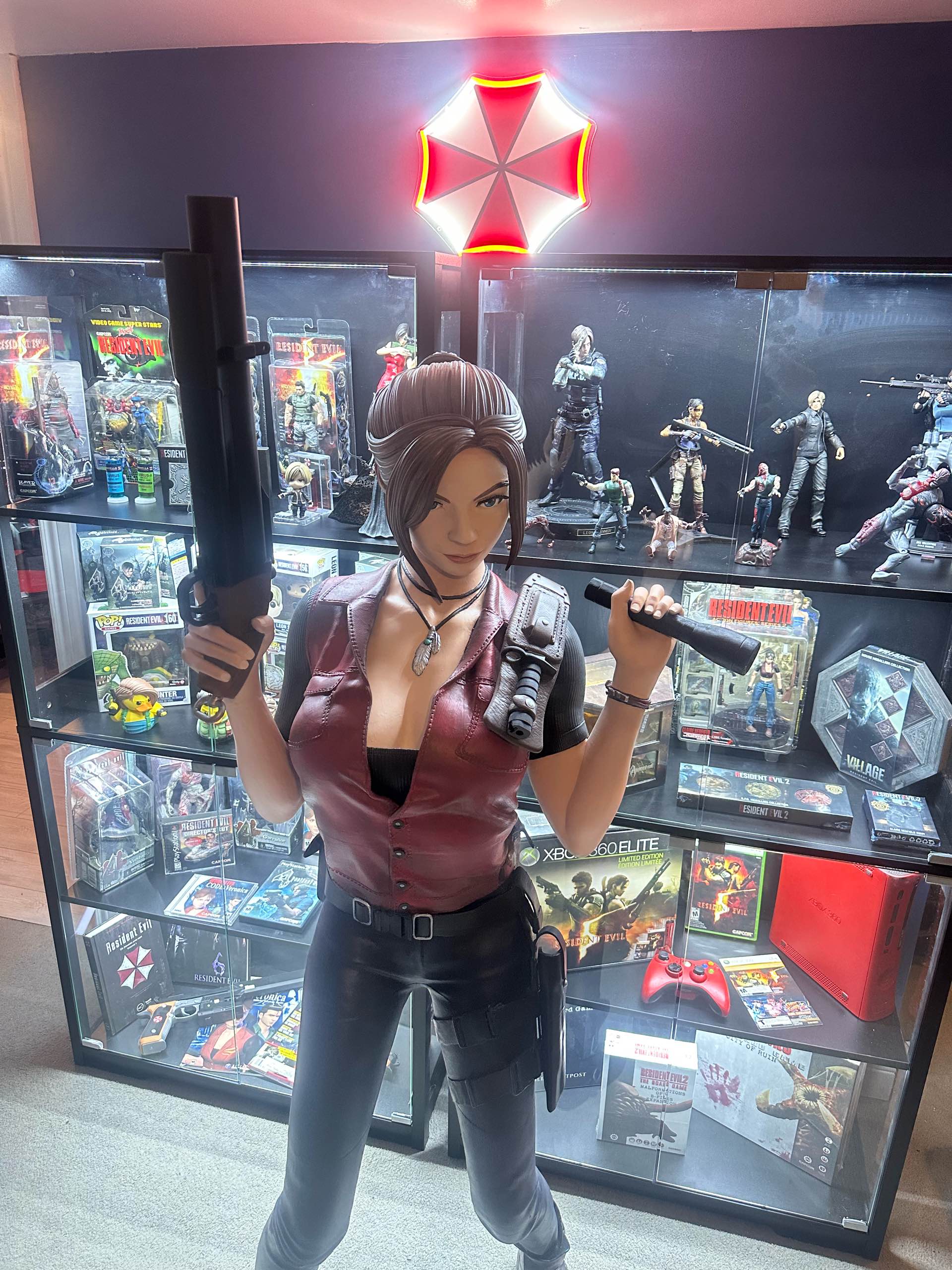 3Dプリント 等身大バイオハザードクレア・レッドフィールドモデル
