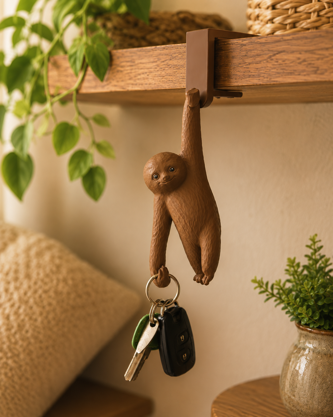 Miniatura 2 do modelo 3D Sloth Key Holder/Hook