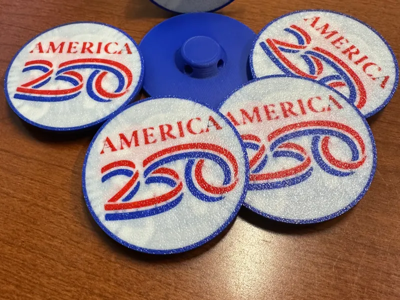 America 250 Charm