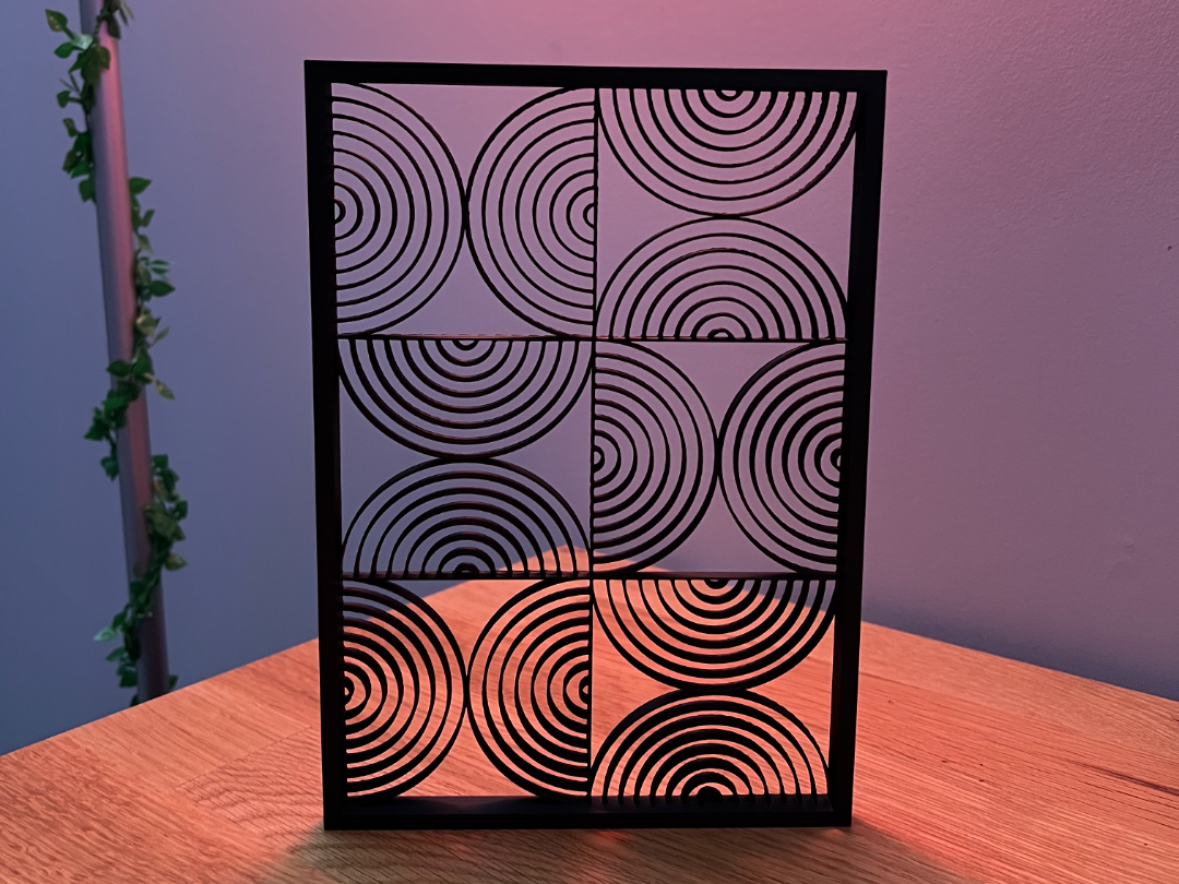 Bauhaus Geometric Wall Art - 6 Circles