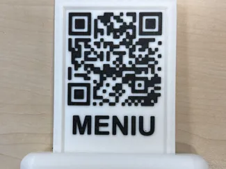 QR code plate