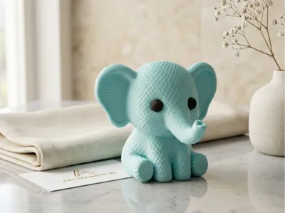 stippled elephant - no AMS - no glue