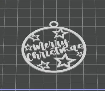 Merry Christmas Anhänger V2 klein