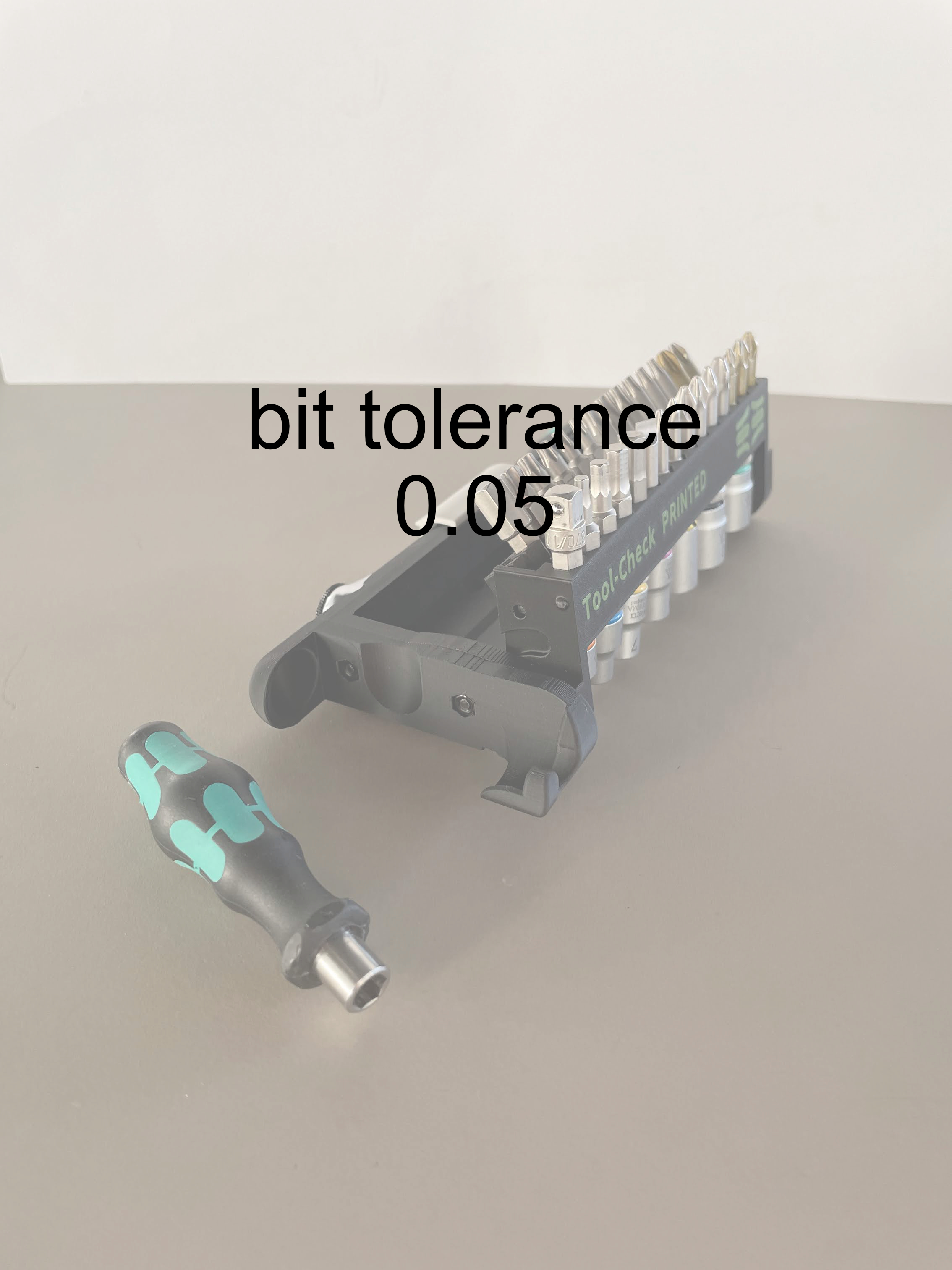 Miniatura 2 do modelo 3D Wera Toolcheck PLUS fully printable (enhanced)