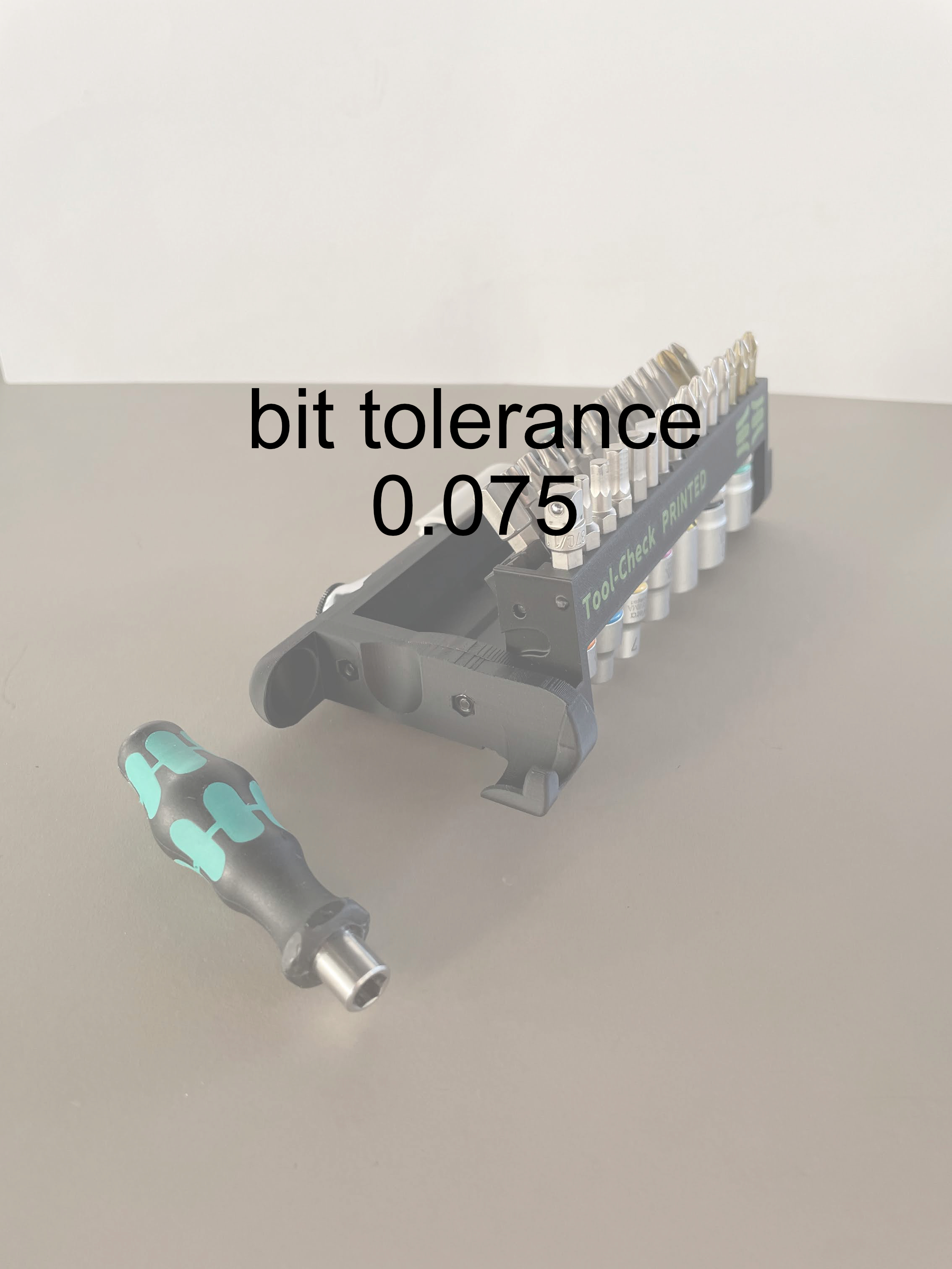 Miniatura 4 do modelo 3D Wera Toolcheck PLUS fully printable (enhanced)