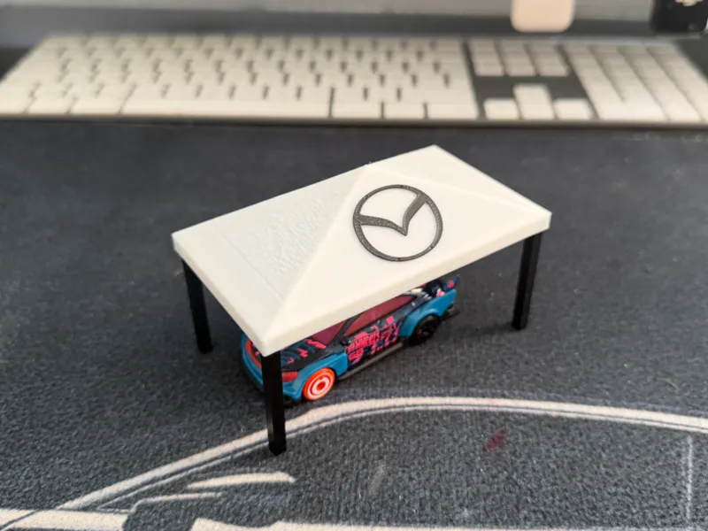 Mazda Car tent for 1:64 scale cars 