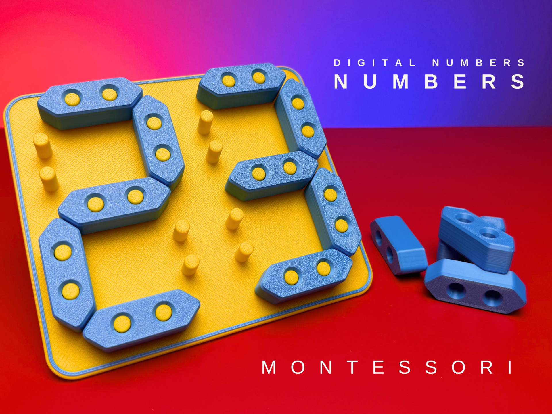 Activity Board – Montessori Digital Numbers Game