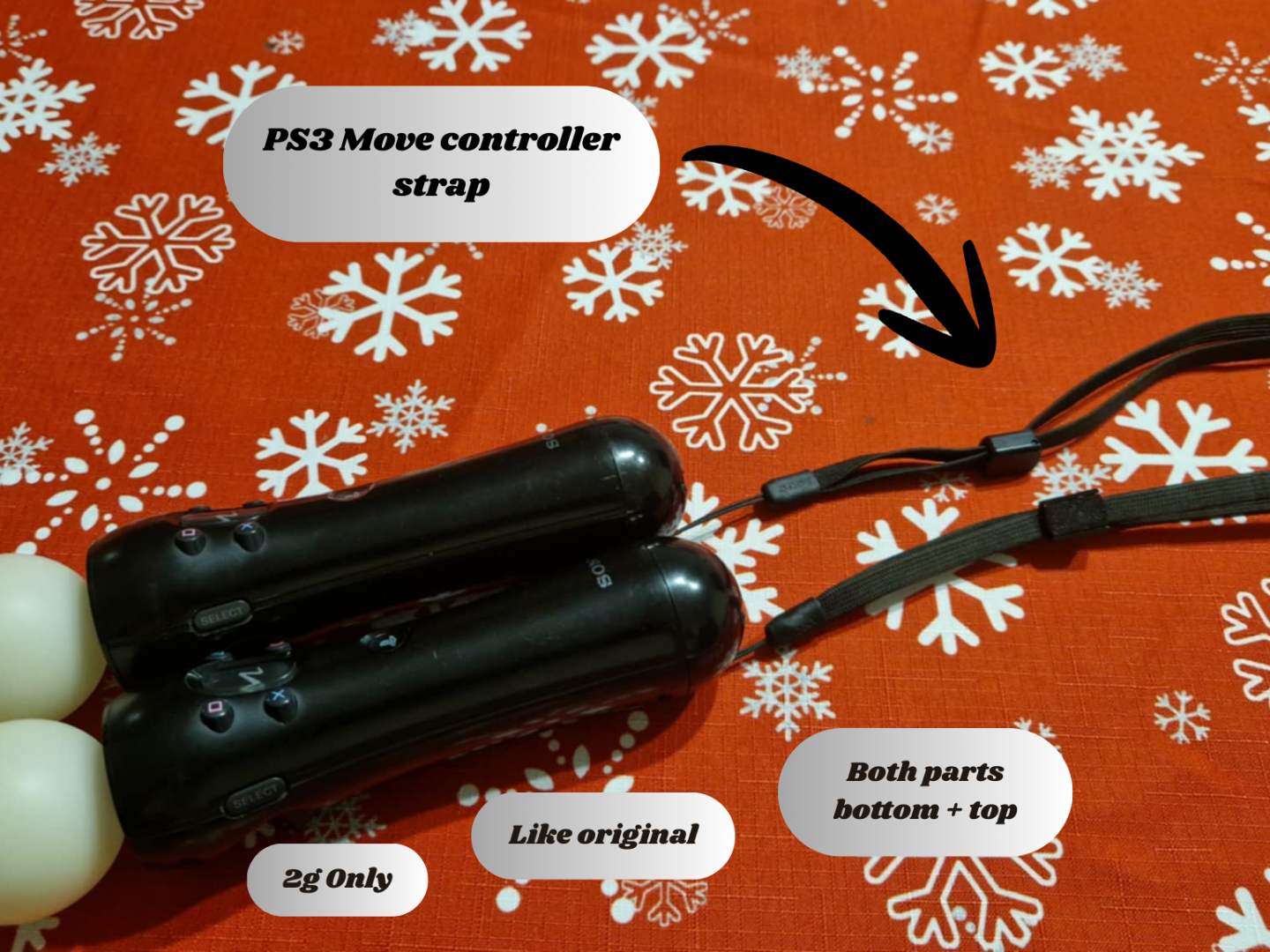 Sony PS3 move controller strap clip