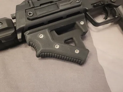 Angled Foregrip with Index Finger Rest (Picatinny)
