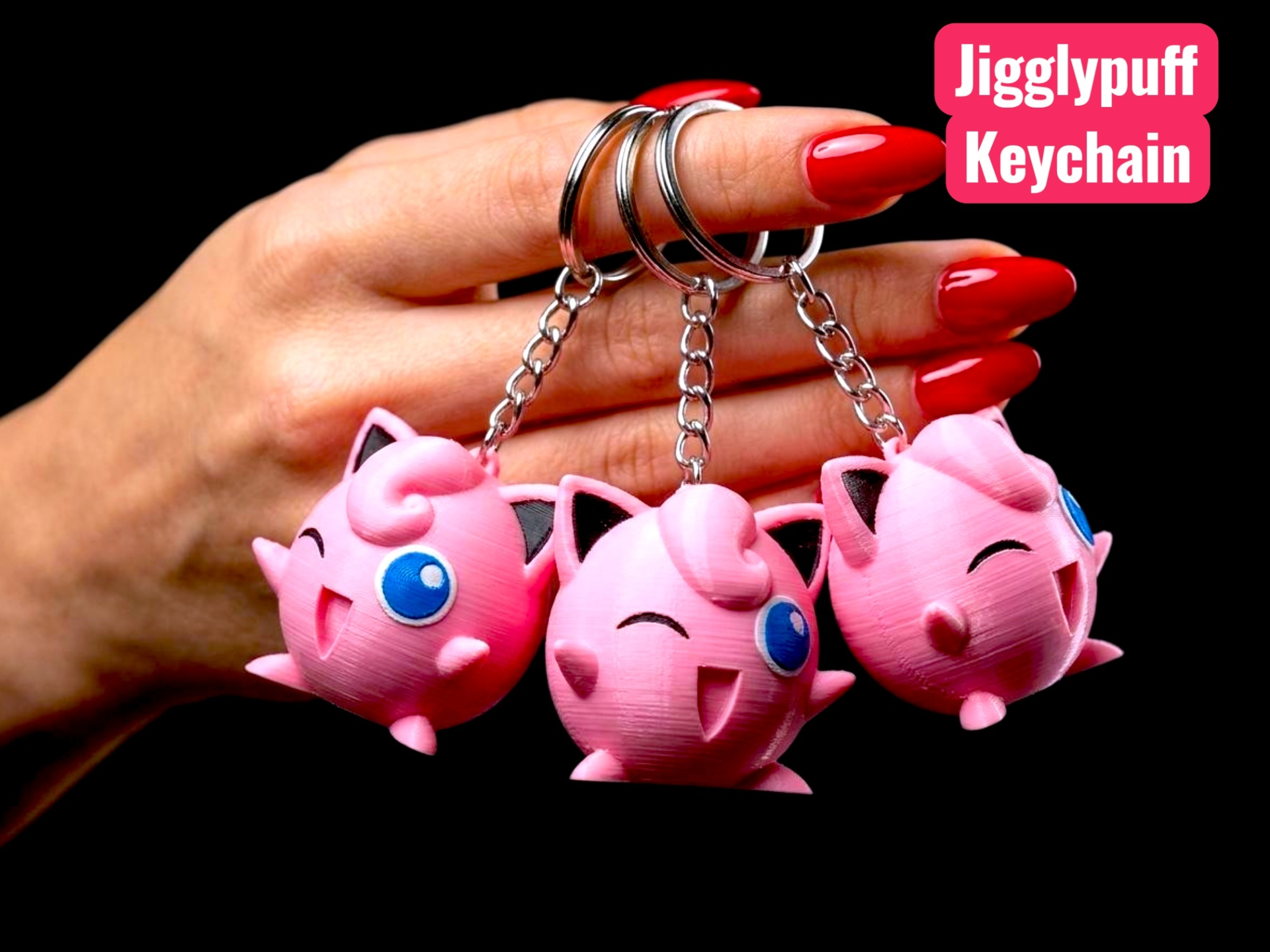 Jigglypuff Keychain - 1