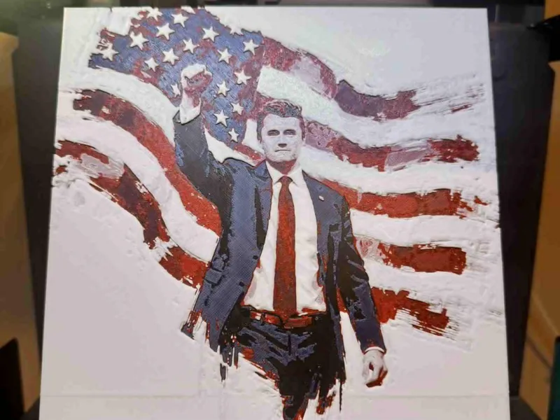 HueForge - Charlie Kirk 200x191