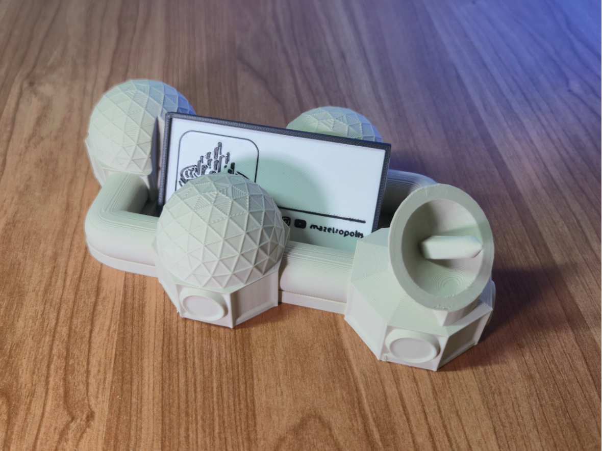 Mars Base Business Card Holder & Phone Stand