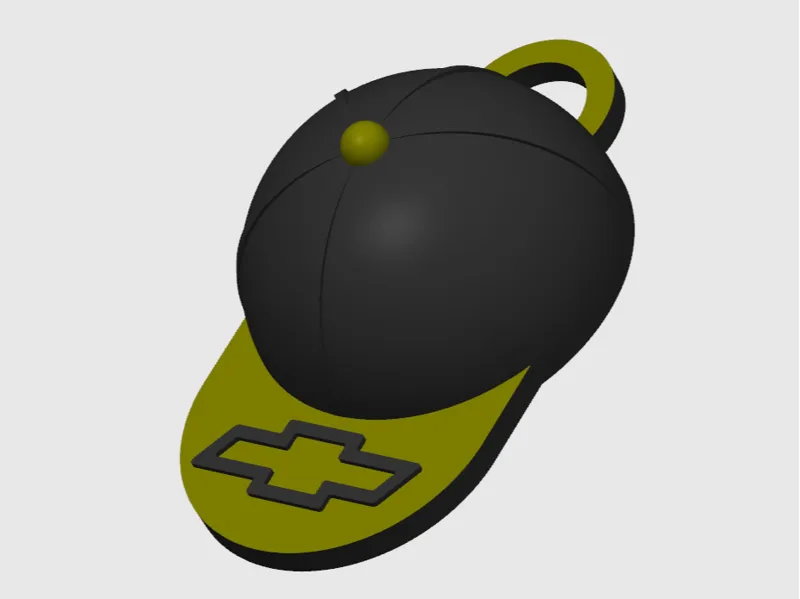 Chevroet Cap Keychain