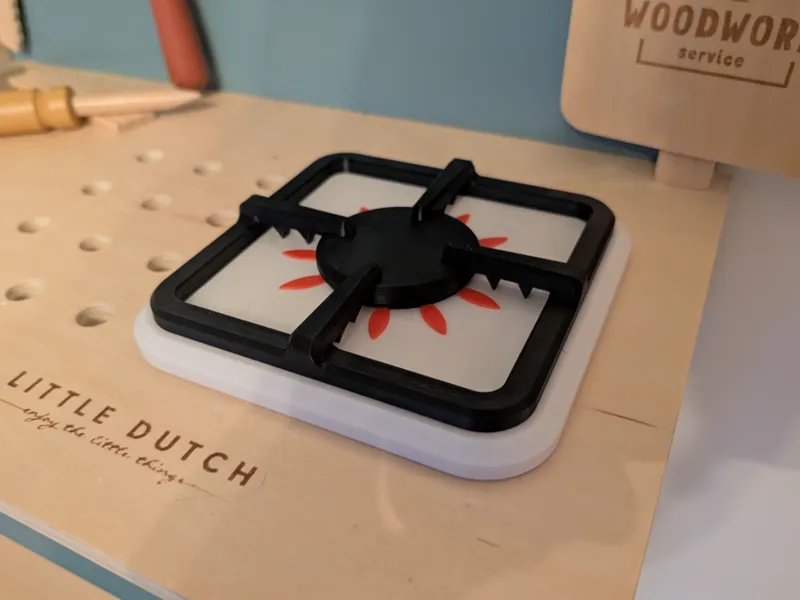 Play Kitchen Gas Burner | Toy Stove Hob | No AMS 