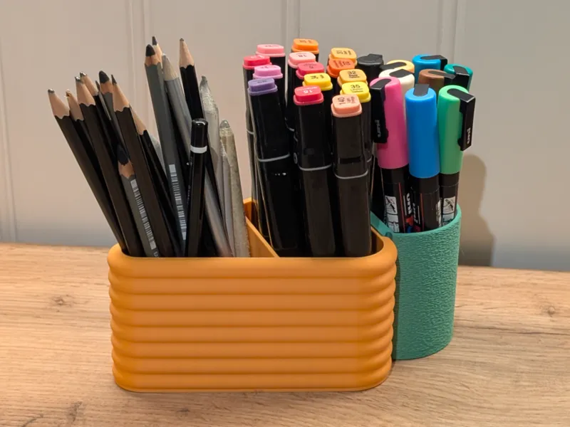 Carrot Pen Holder/Stand - Modular Design
