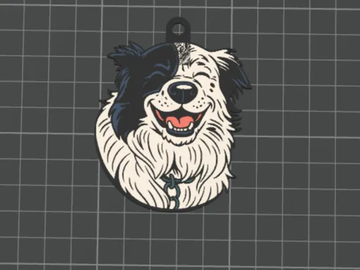 Schlüsselanhänger Border Collie