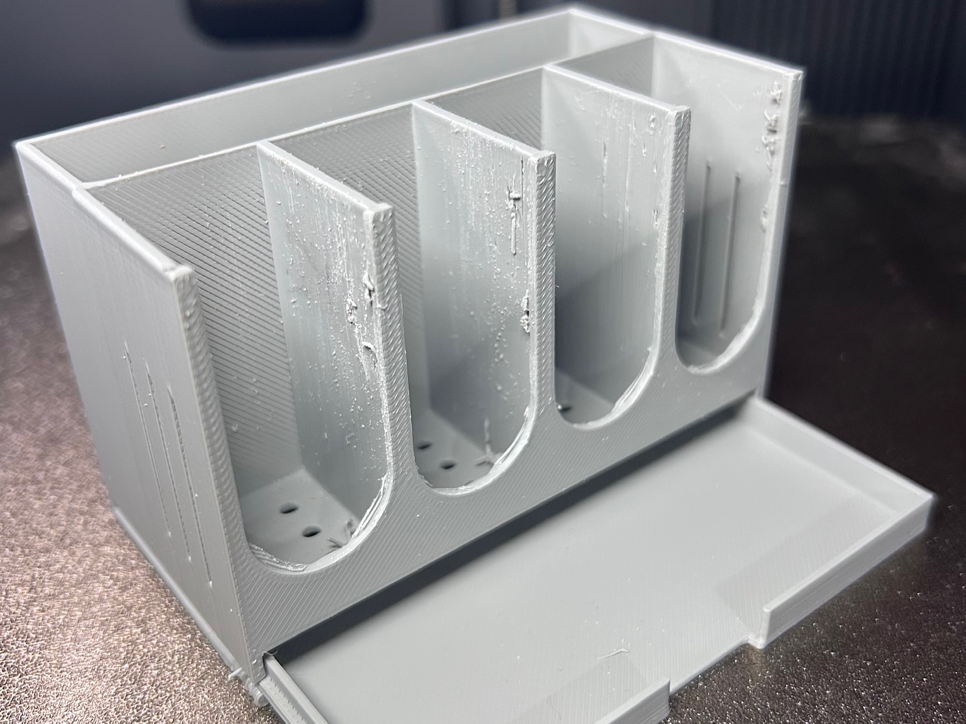 AriaStand Ventilated Toothbrush Holder 3D model
