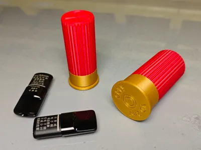 RELX pod sealed storage case, shotgun shell appearance