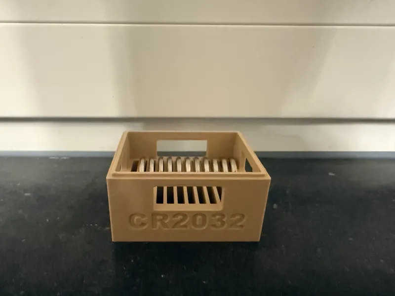 CrateFinity CR2032 Battery Storage Beer Crate