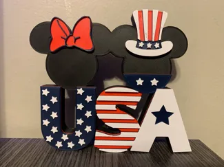 Disney 4th of July Decor