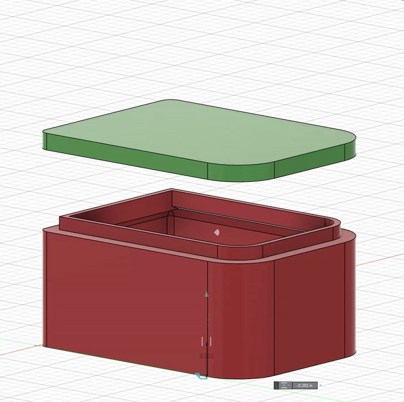 Box with Lid /2x1.5