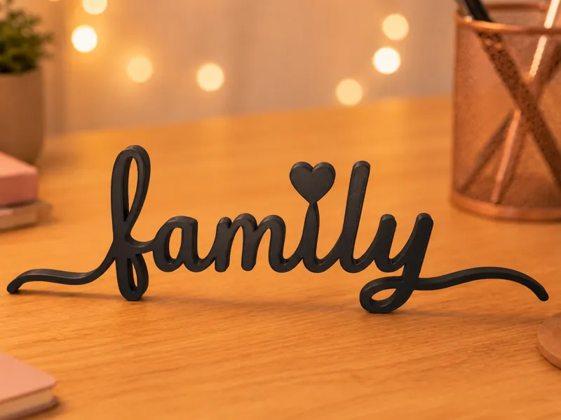 Family Sign - Minimalist Decor