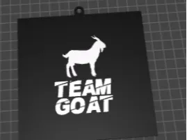 team goat keychain 