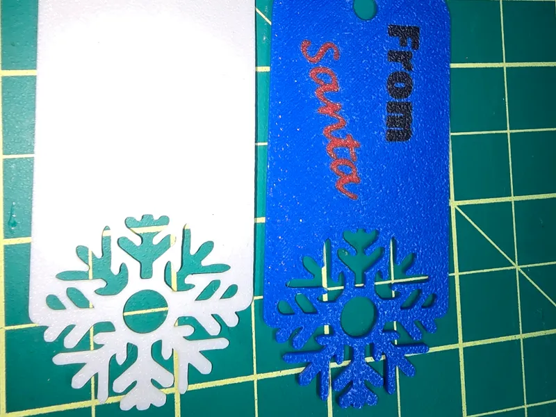 Gift Tags - From Santa and blank