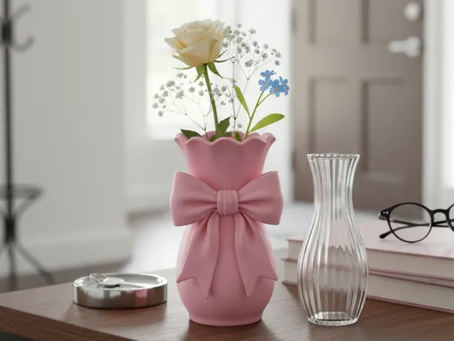 Coquette Bow Vase