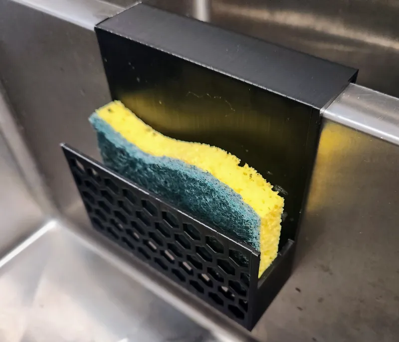 Sponge Holder for Double Sink