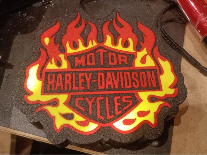 HD Flames lightbox