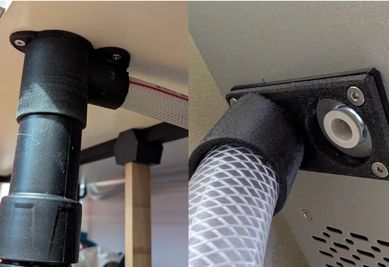 1" PVC Vinyl Tube Adapter for Carvera Air Vacuum 