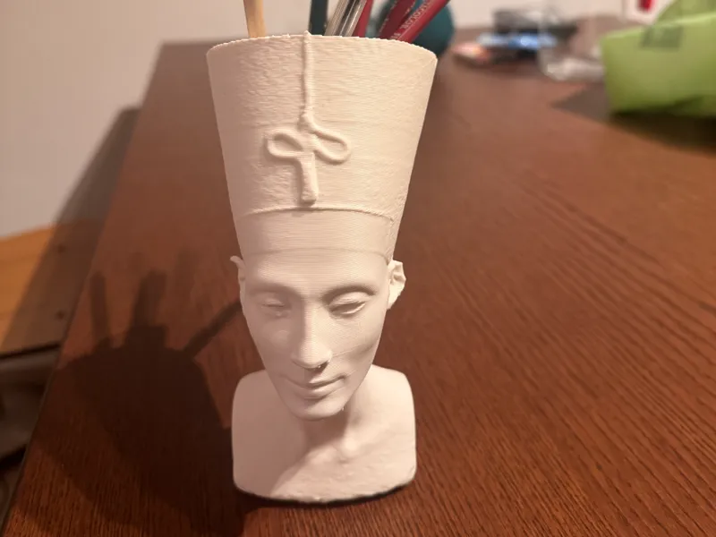 Bust Of Nefertiti Pen Holder