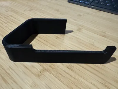 Minimalist camper toilet paper holder